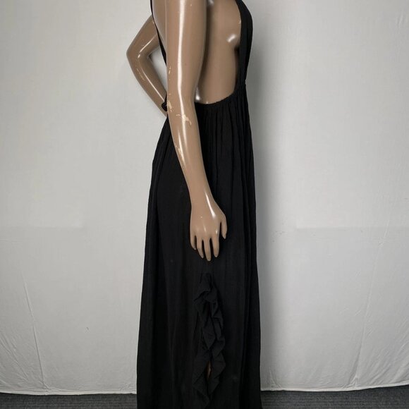 Spiritum Tulum Women’s Laura Maxi Dress One Size Black - Picture 4 of 8